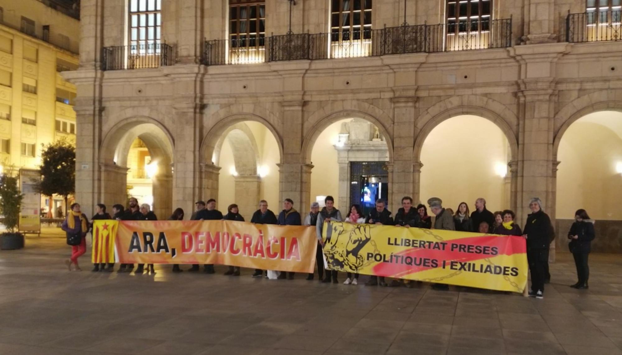 Concentració pels presos catalans a castelló