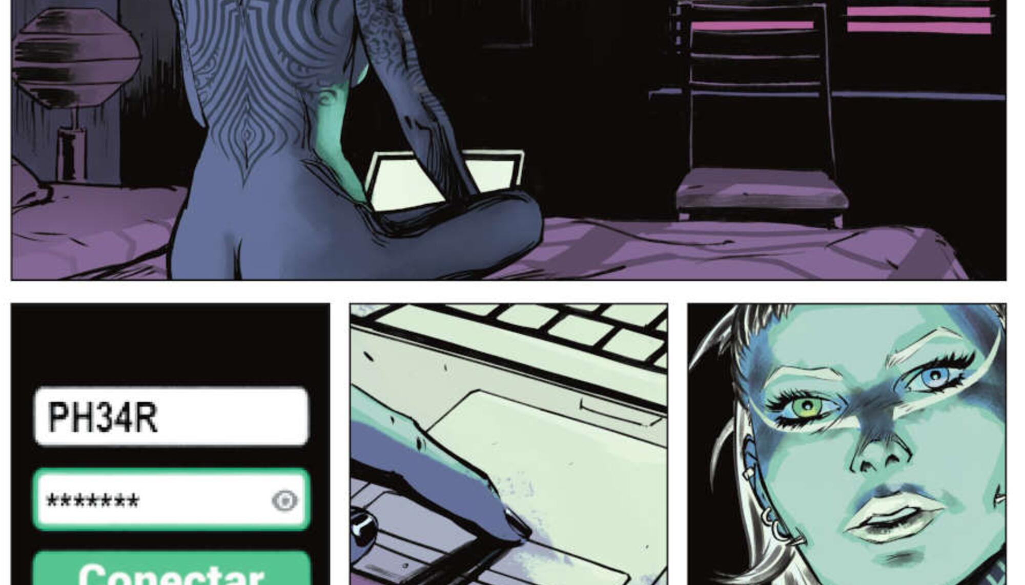 Viñetas del primer número del cómic ‘W0rldtr33’, de James Tynion IV y Fernando Blanco