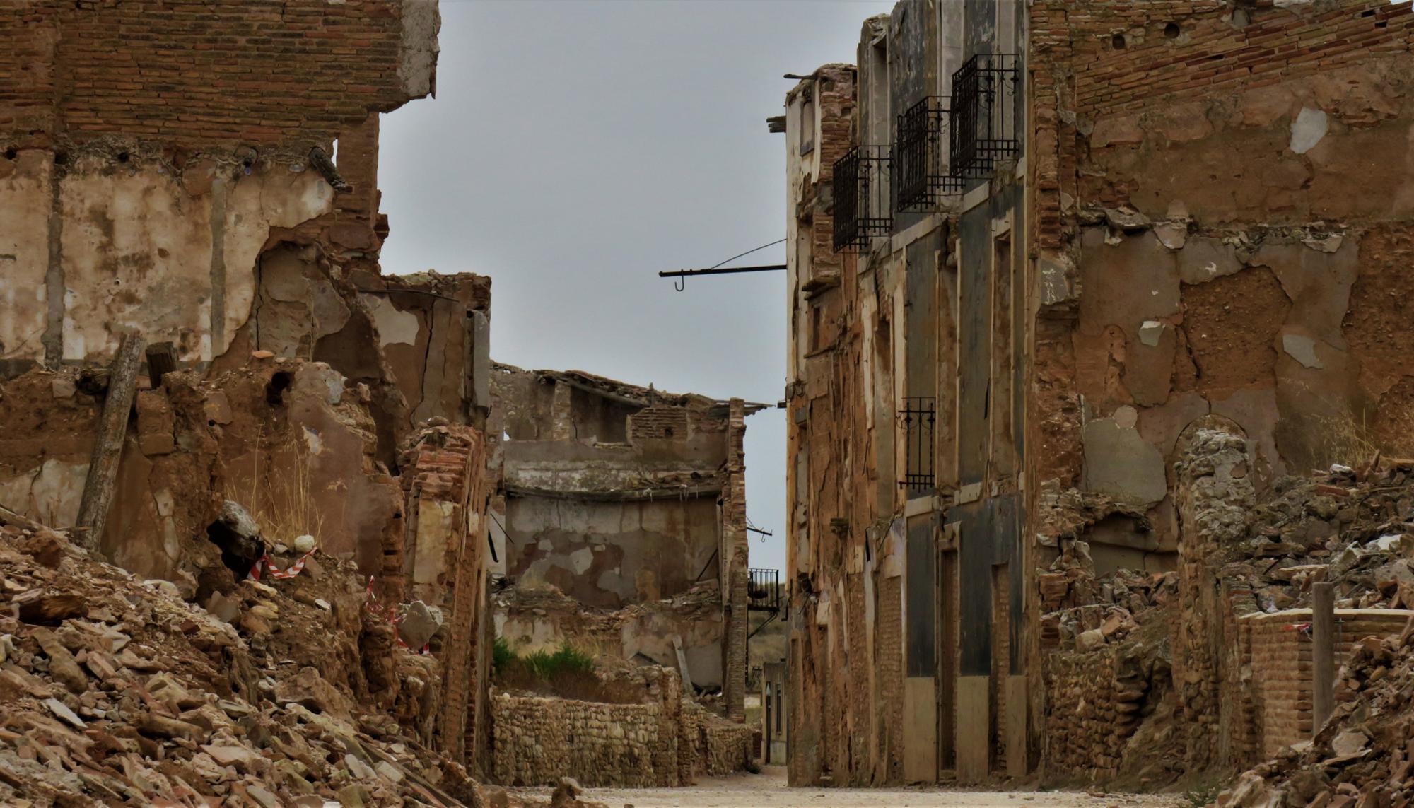 Ruinas en el viejo Belchite