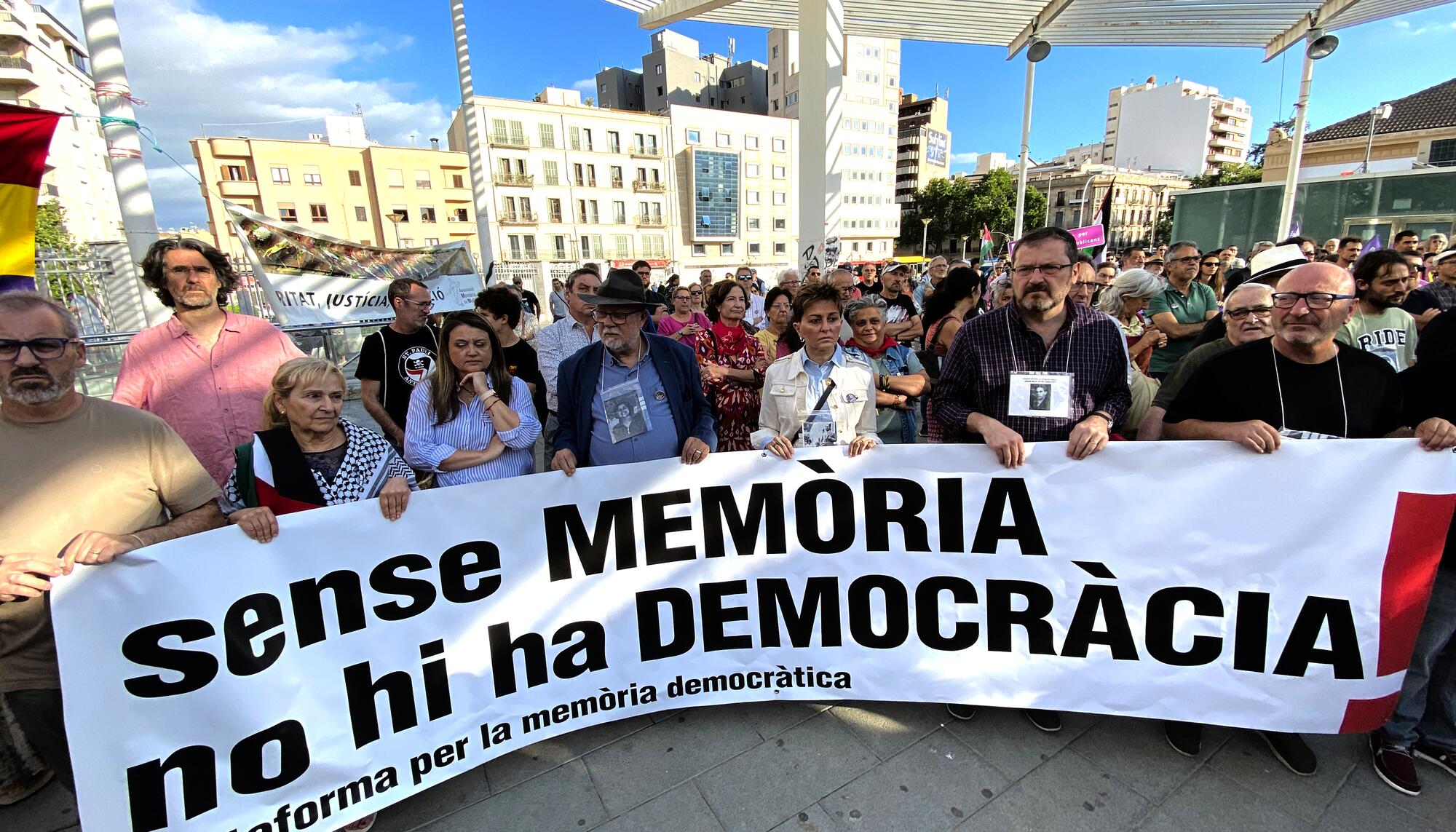 Concentración contra la derogación de la Ley de memoria democrática de Baleares 3