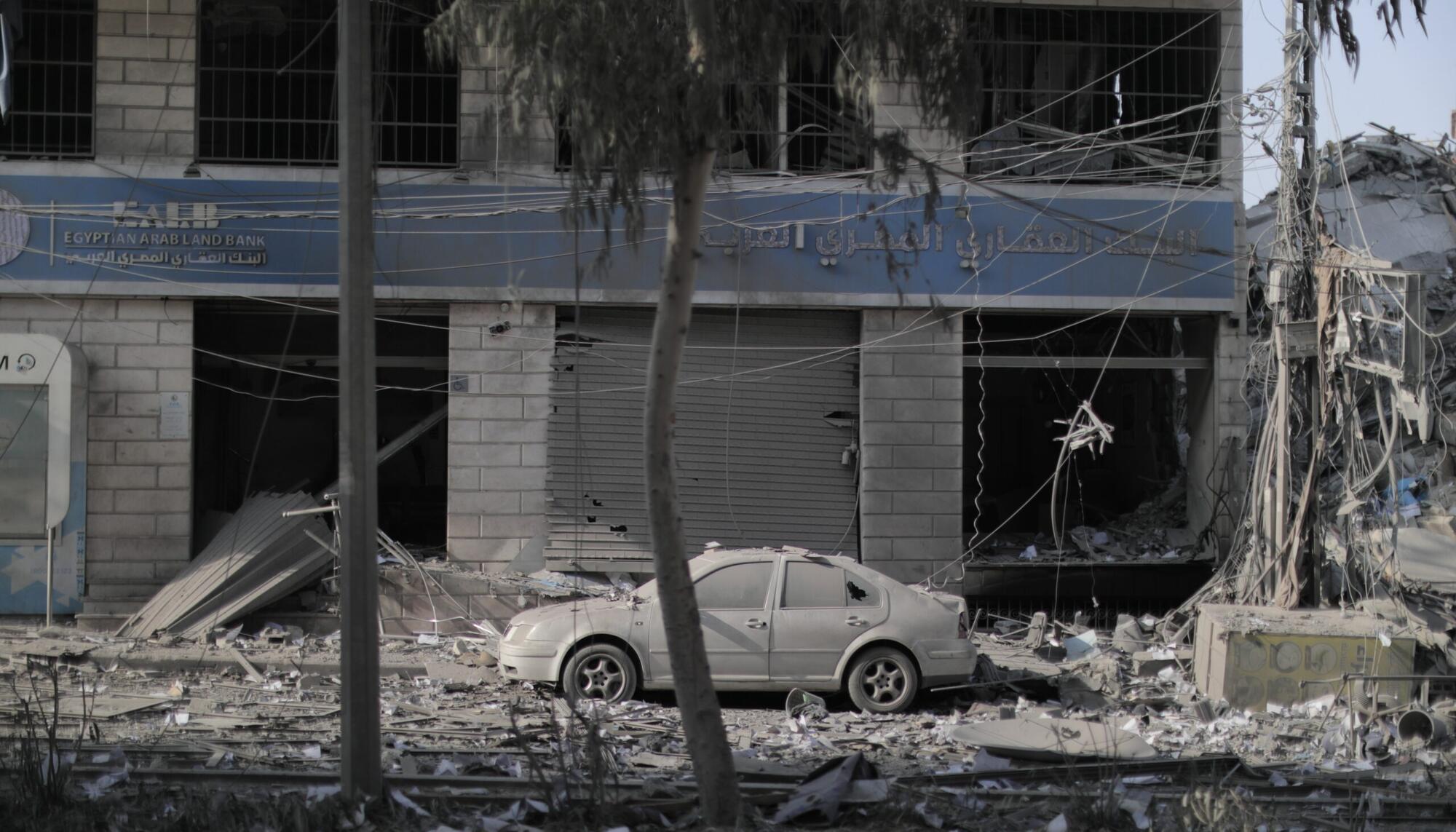 Instalaciones de la UNRWA bombardeados por fuerzas israelíes en Rafah. / Foto: UNRWA