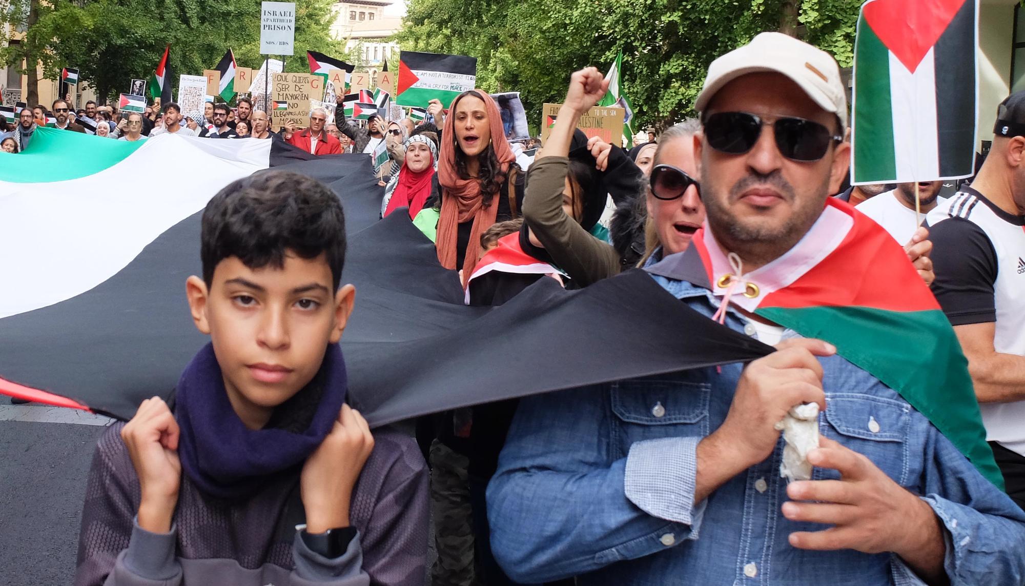 Manifestación Granada Palestina 1