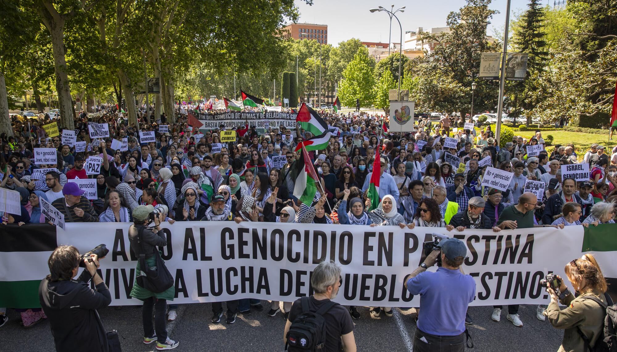 Manifestación Palestina Madrid 21 abril - 4