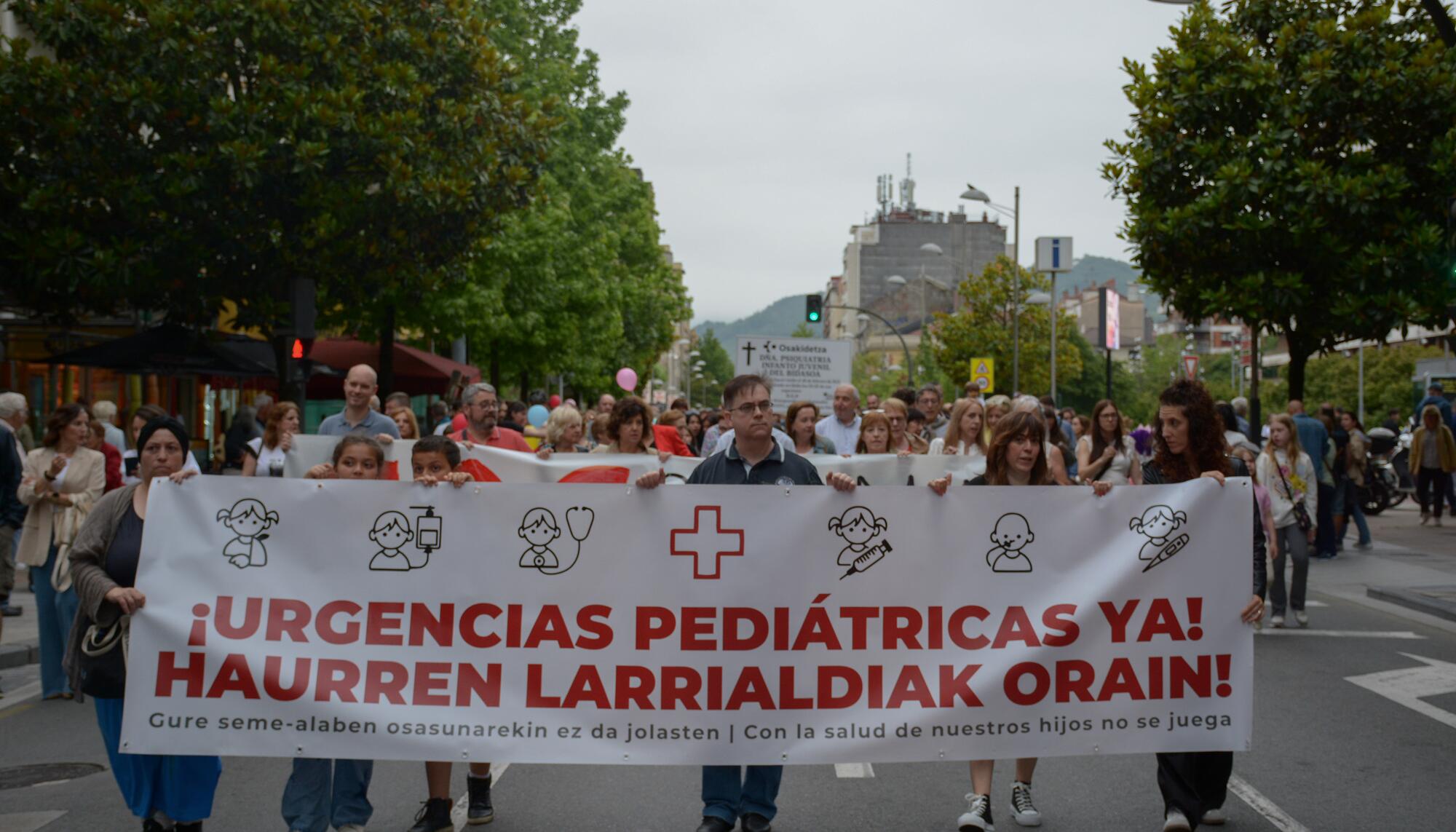 Manifestación Irún sanidad pública