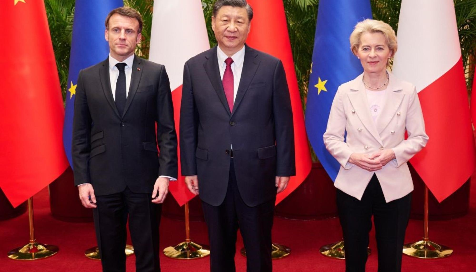 Macron, Xi, von der leyen