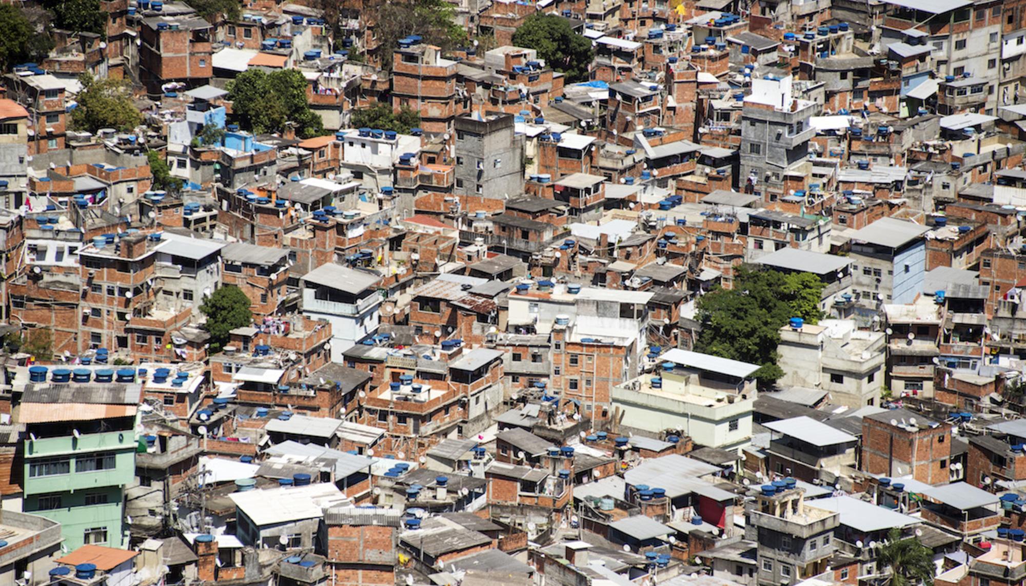 Favela de Rocinha, Río de Janerio casas