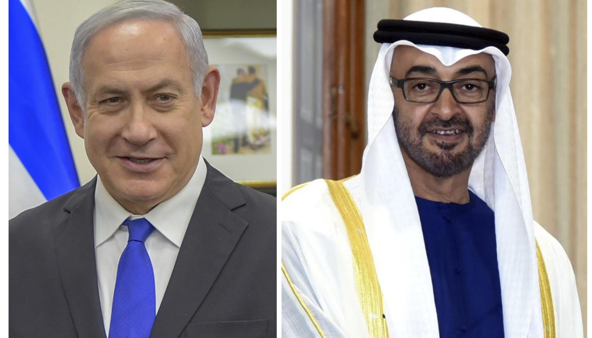 Netanyahu y bin Zayed
