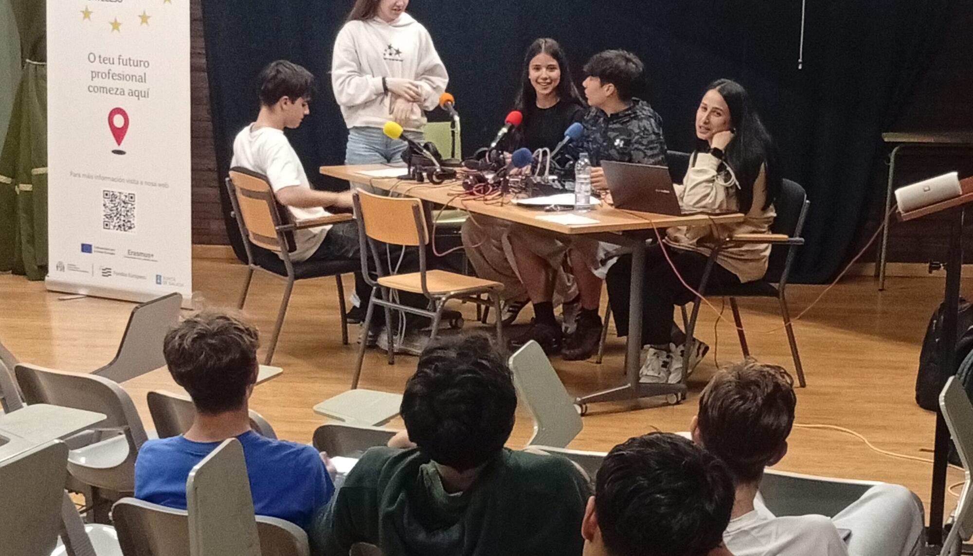 clase de 4ºA do IES Eduardo Pondal de Ponteceso