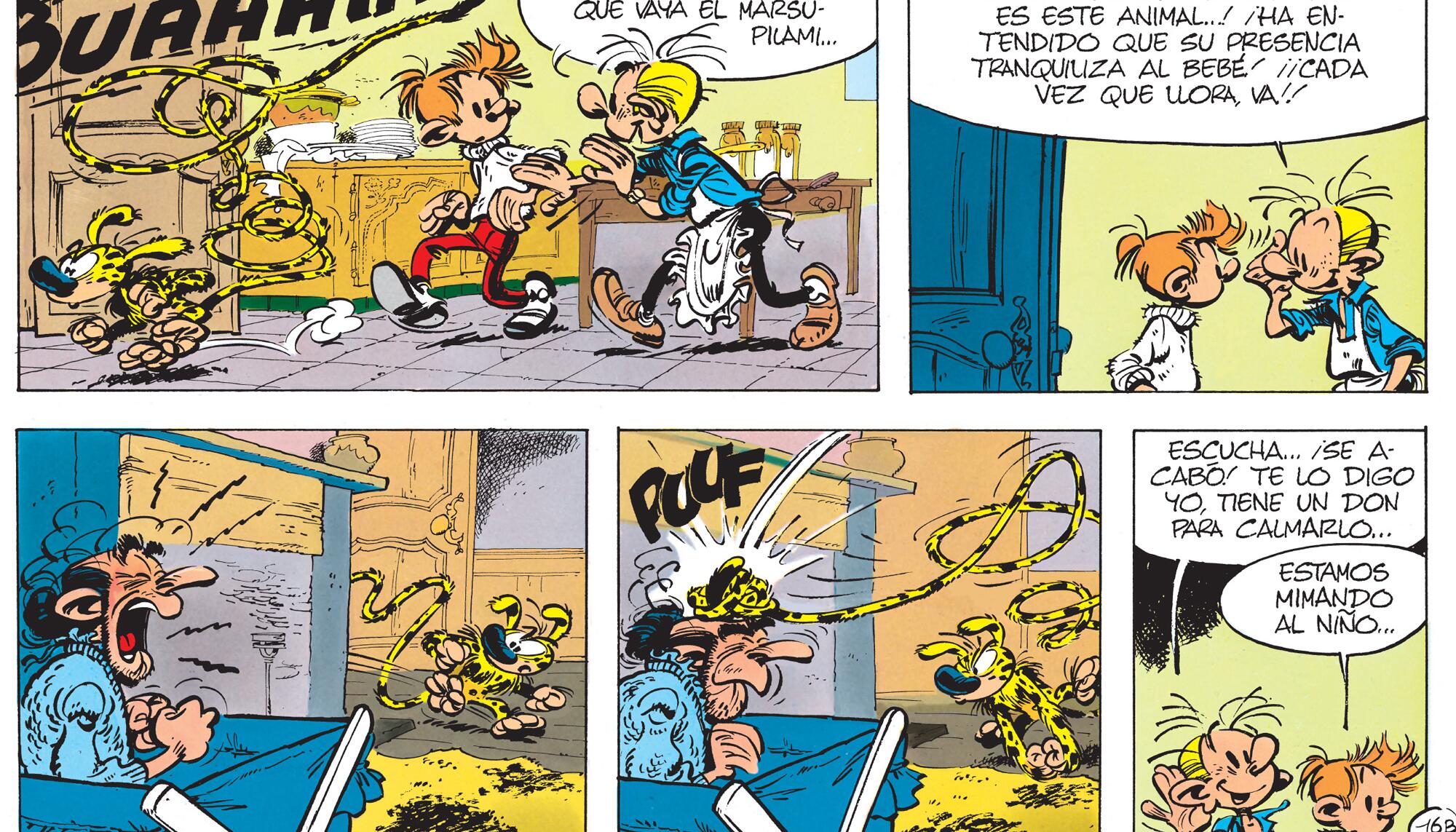 Spirou y el marsupilami, personajes históricos creados por Franquin