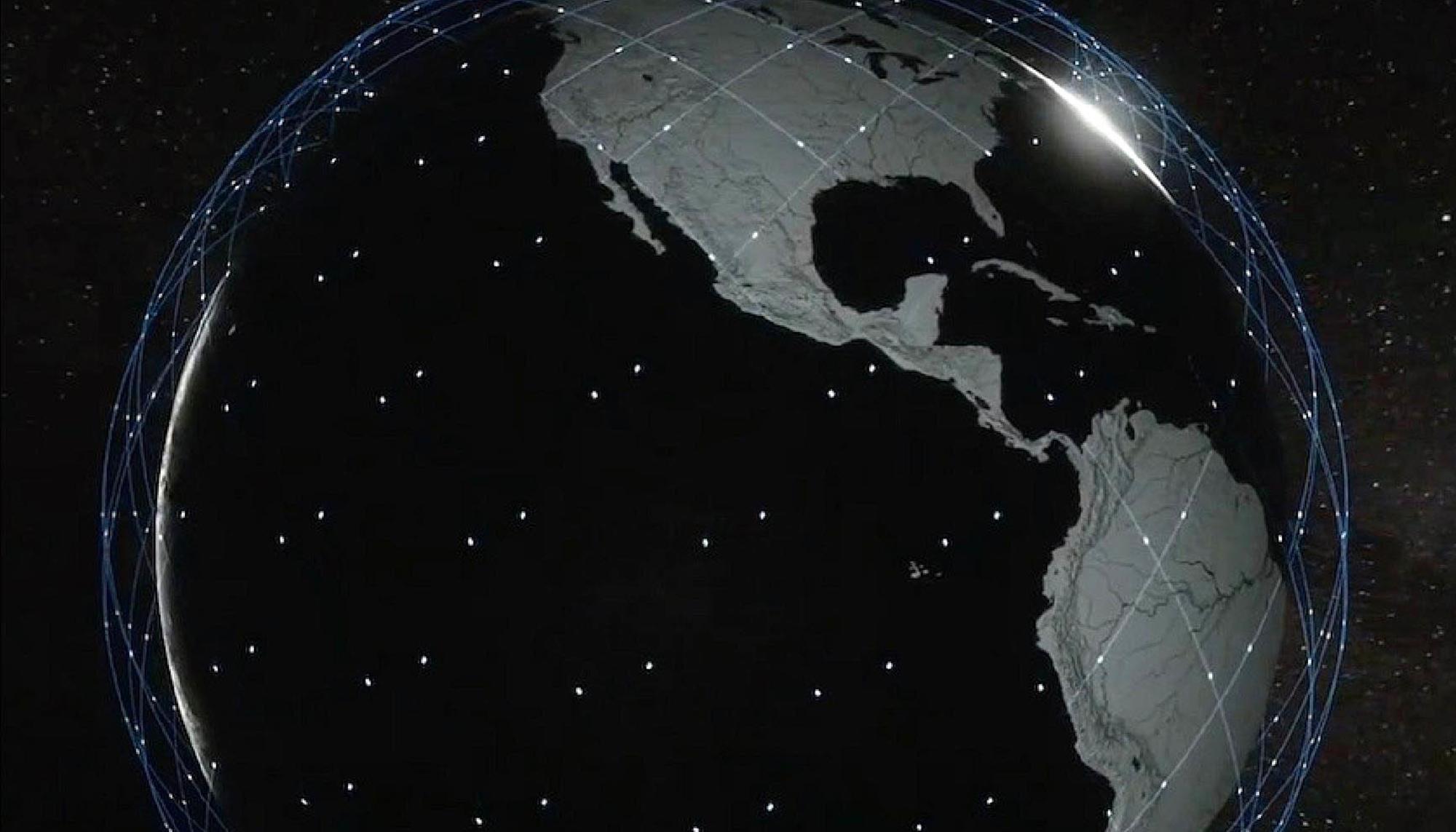 Starlink Satellite Constellation of SpaceX