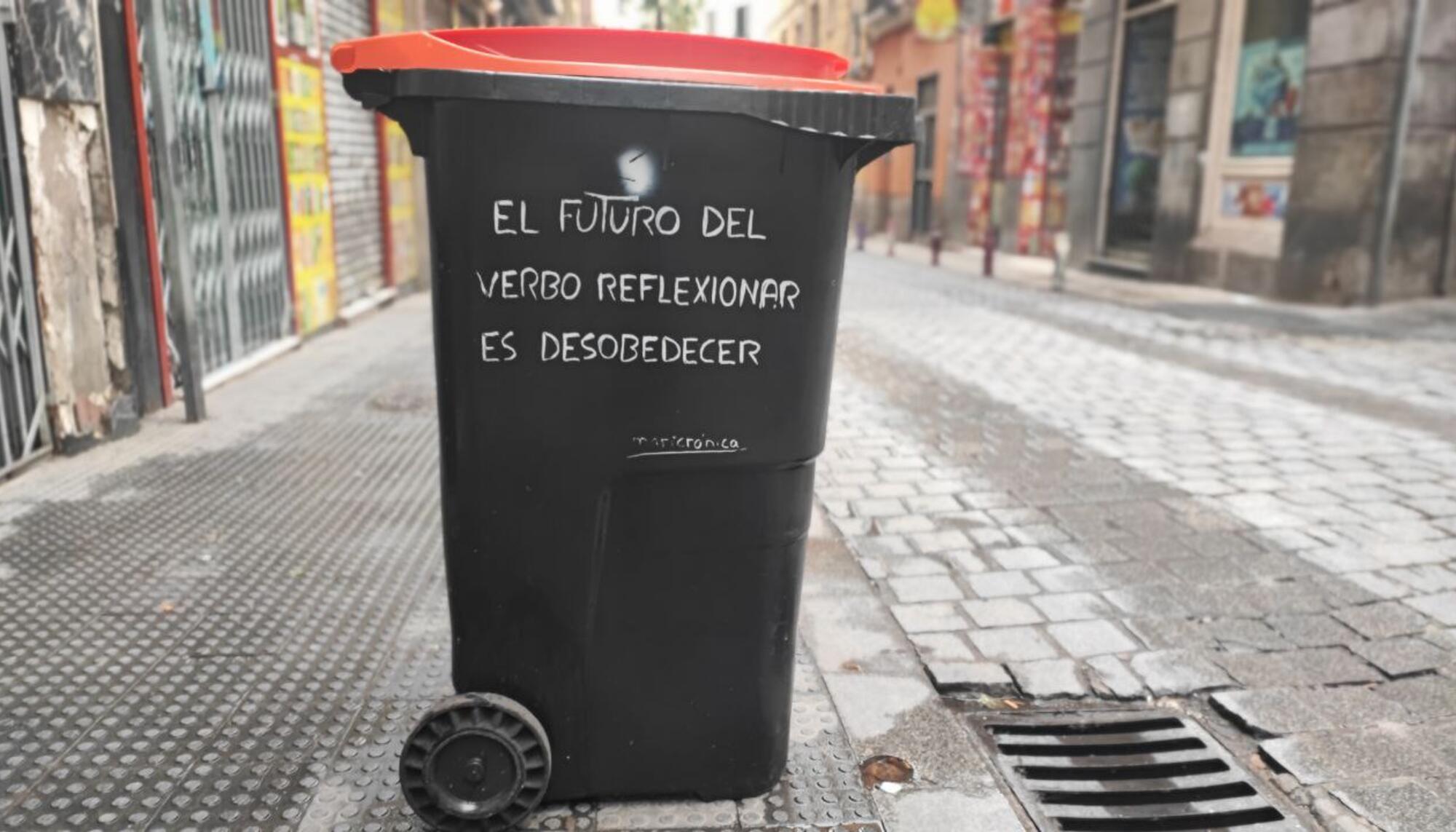 Pintada en Lavapiés, Madrid.