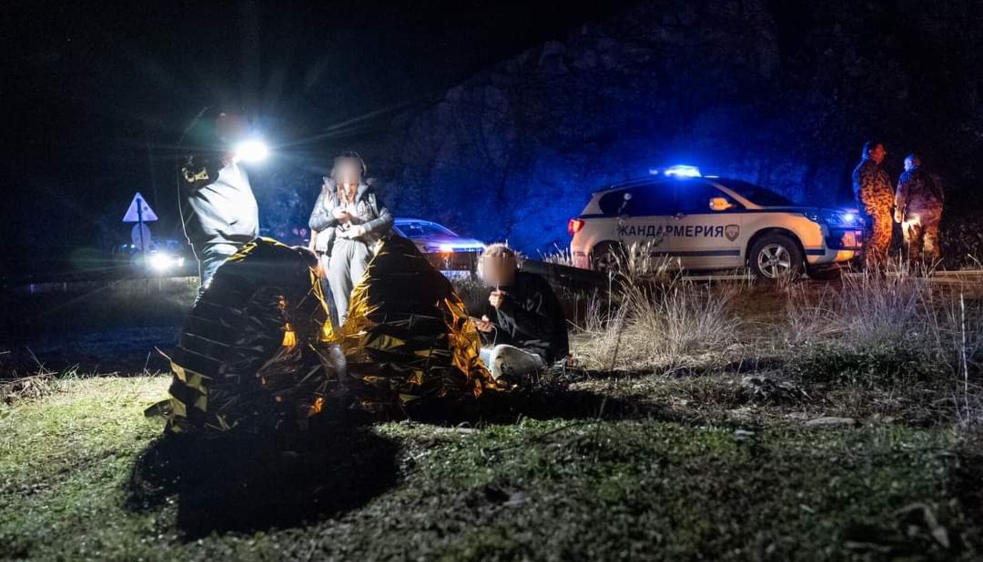 Activistas llevan a cabo un salvamento en el área de Malko Tarnovo (Bulgaria)