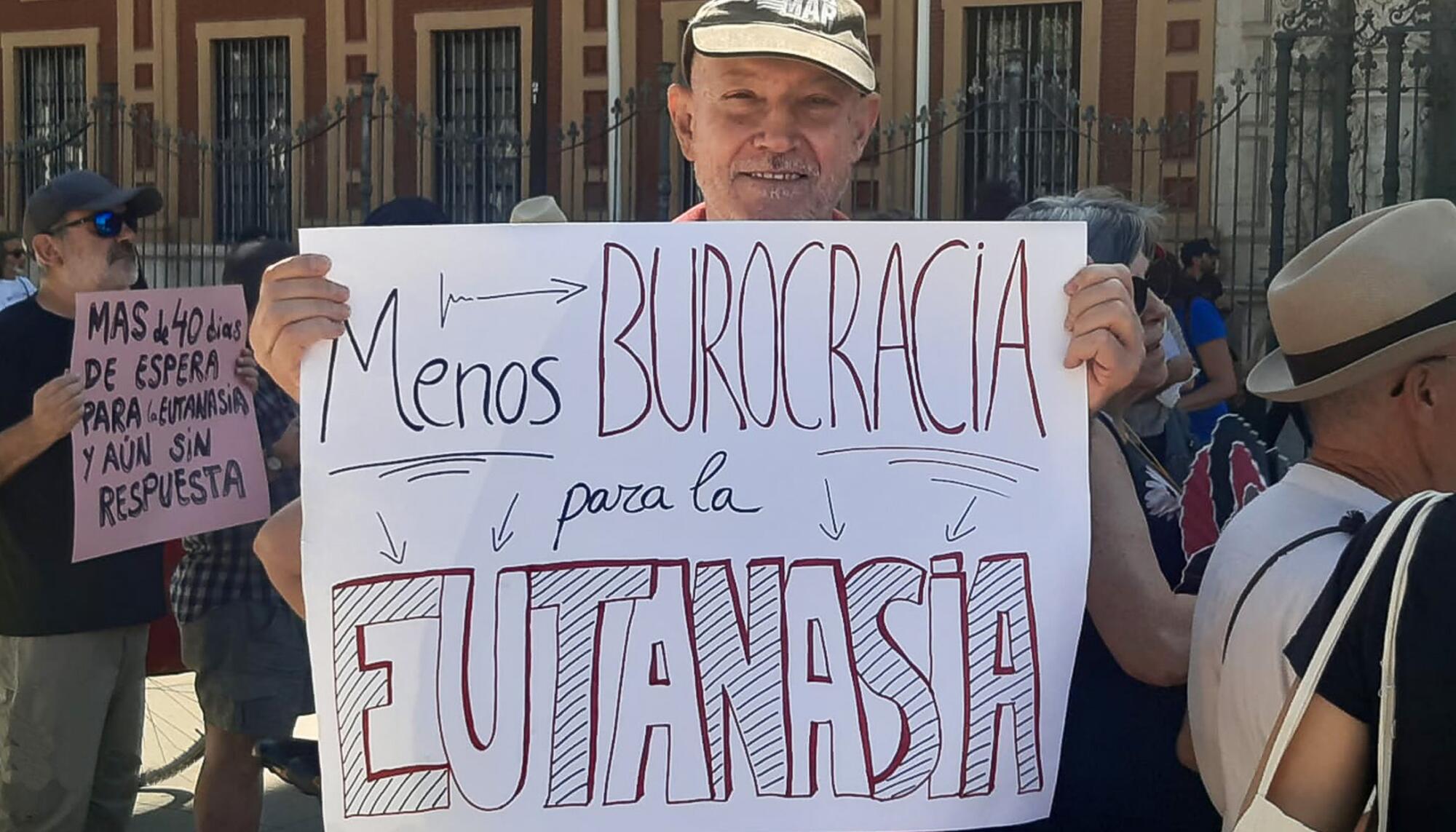 Concentración frente al Palacio de San Telmo Sevilla