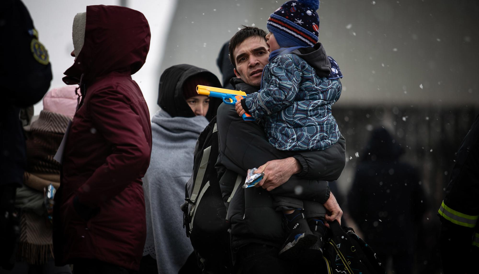 Refugiados Ucranianos frontera Rumania - 2