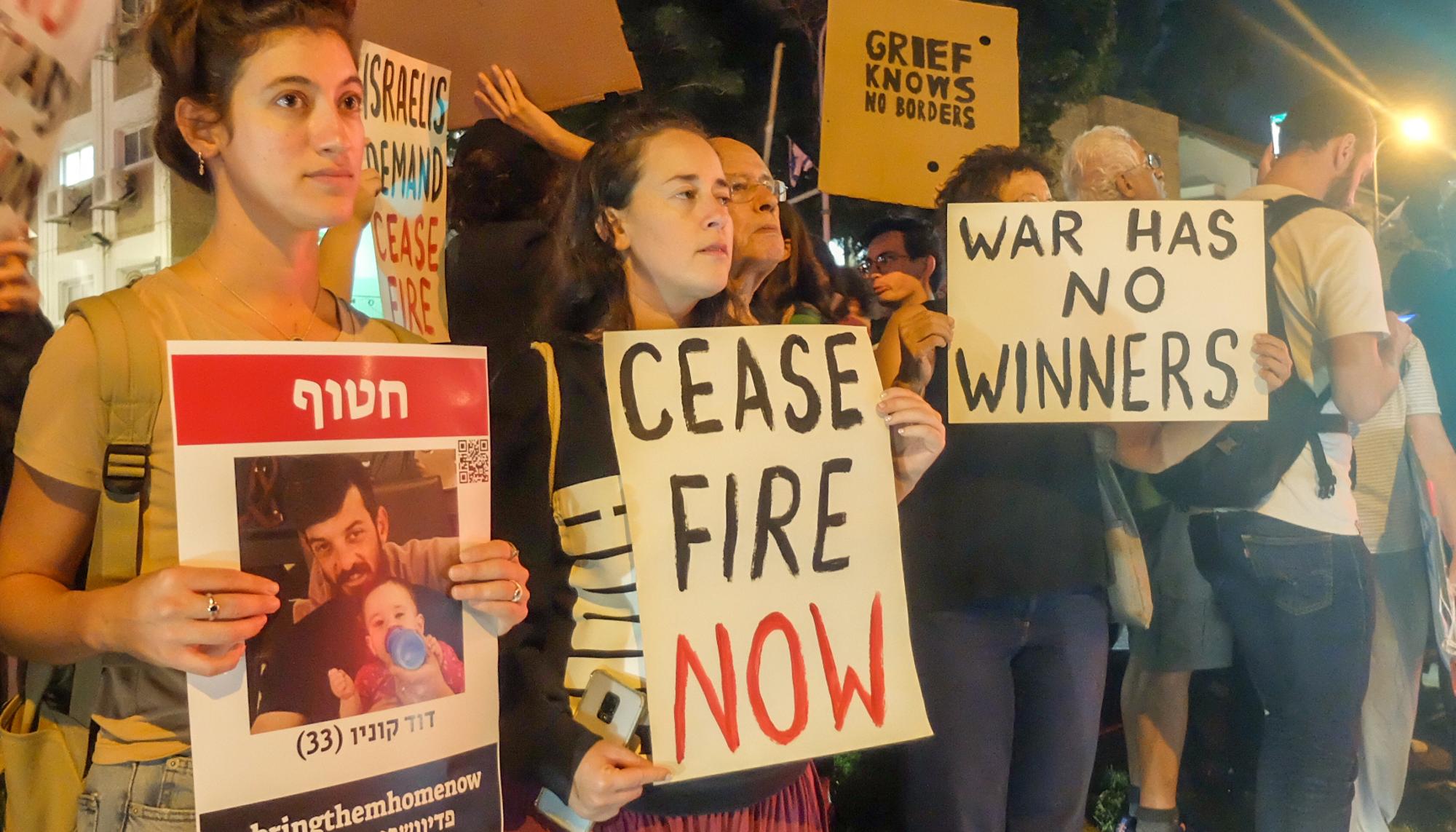 Israel manifestación