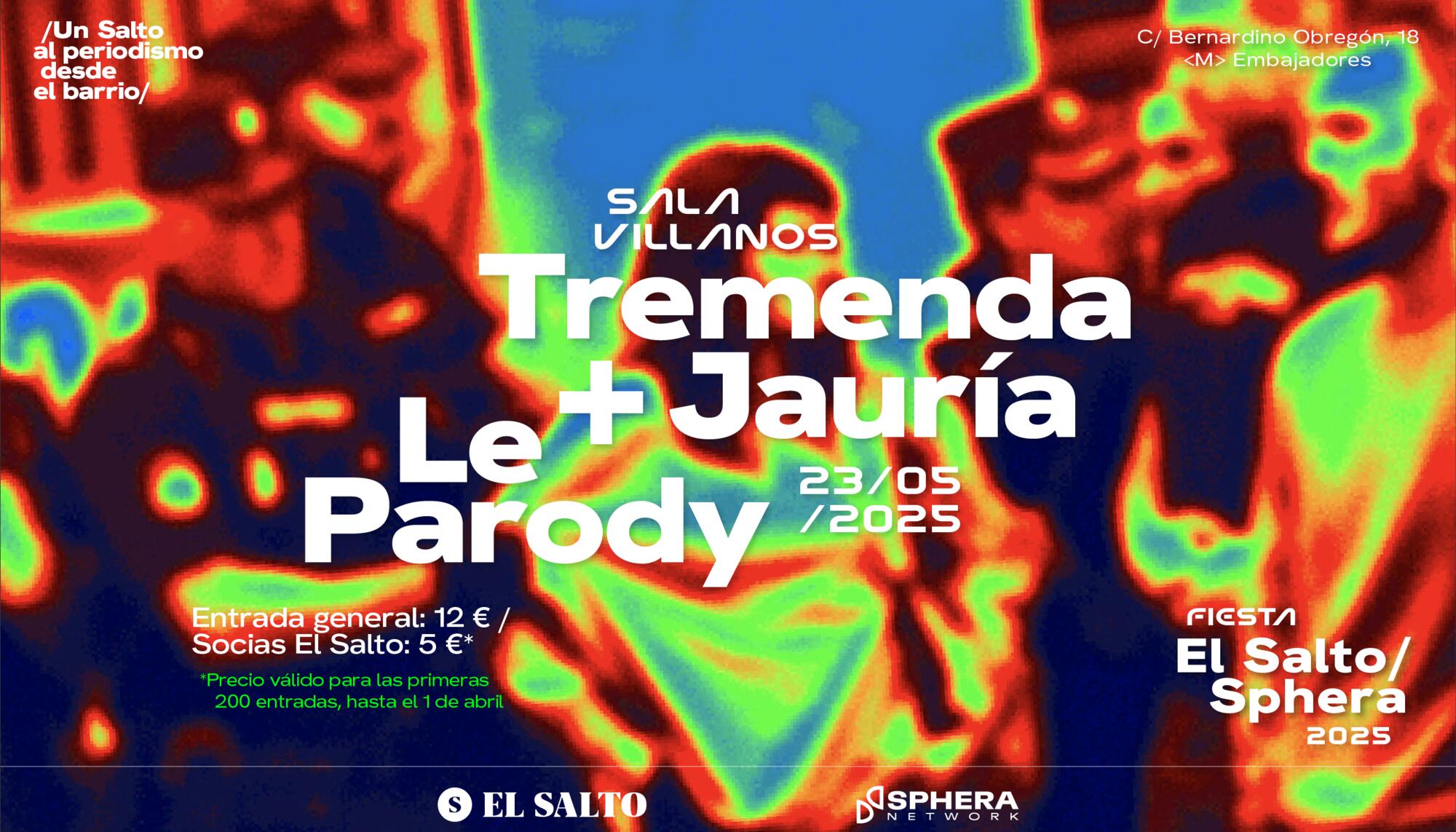 Concierto Tremenda Jauría + Le Parody