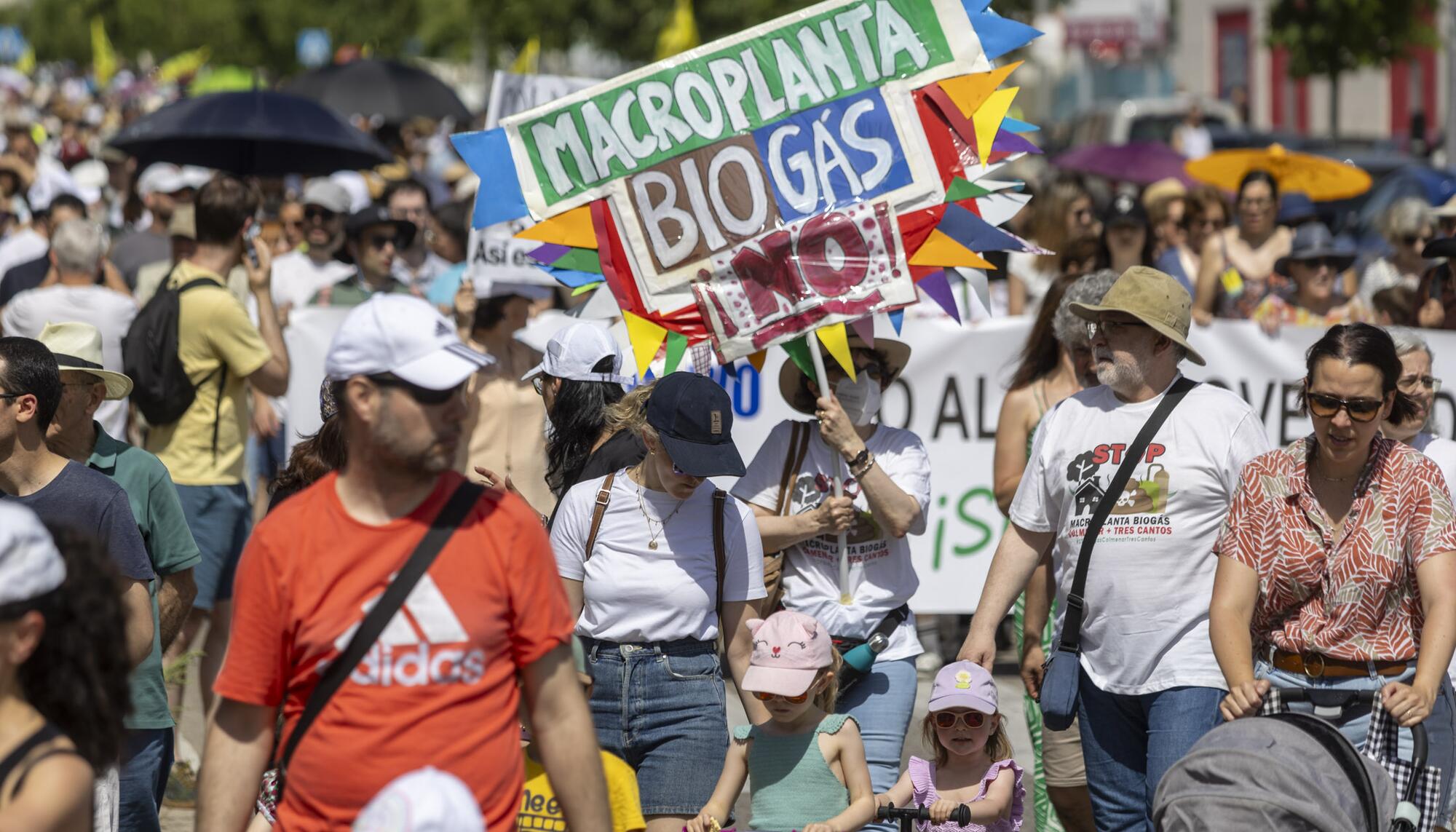 Manifestación contra planta Biogás Colmenar - 2