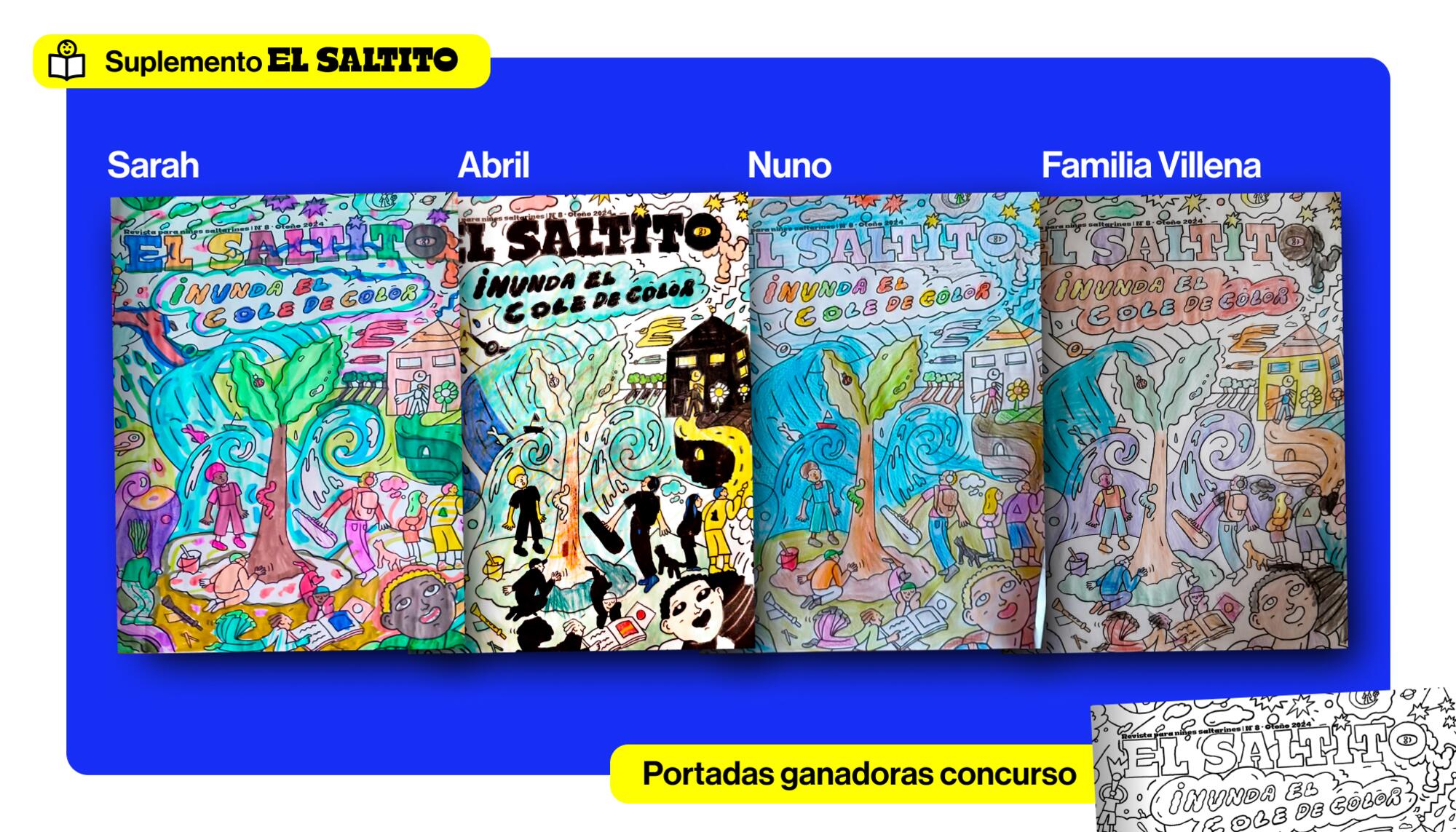 ganadores concurso portadas El Saltito