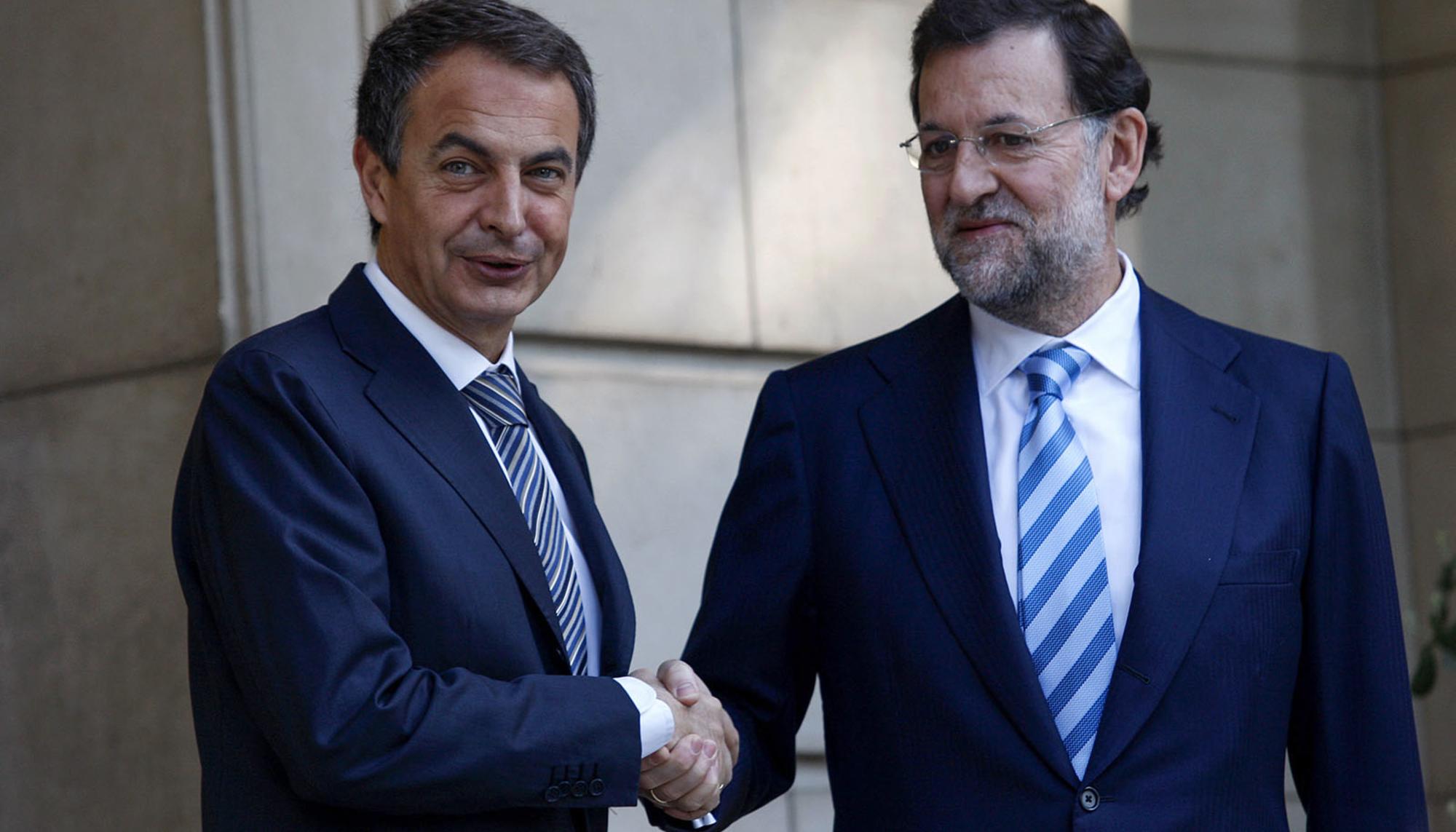 Zapatero y Rajoy