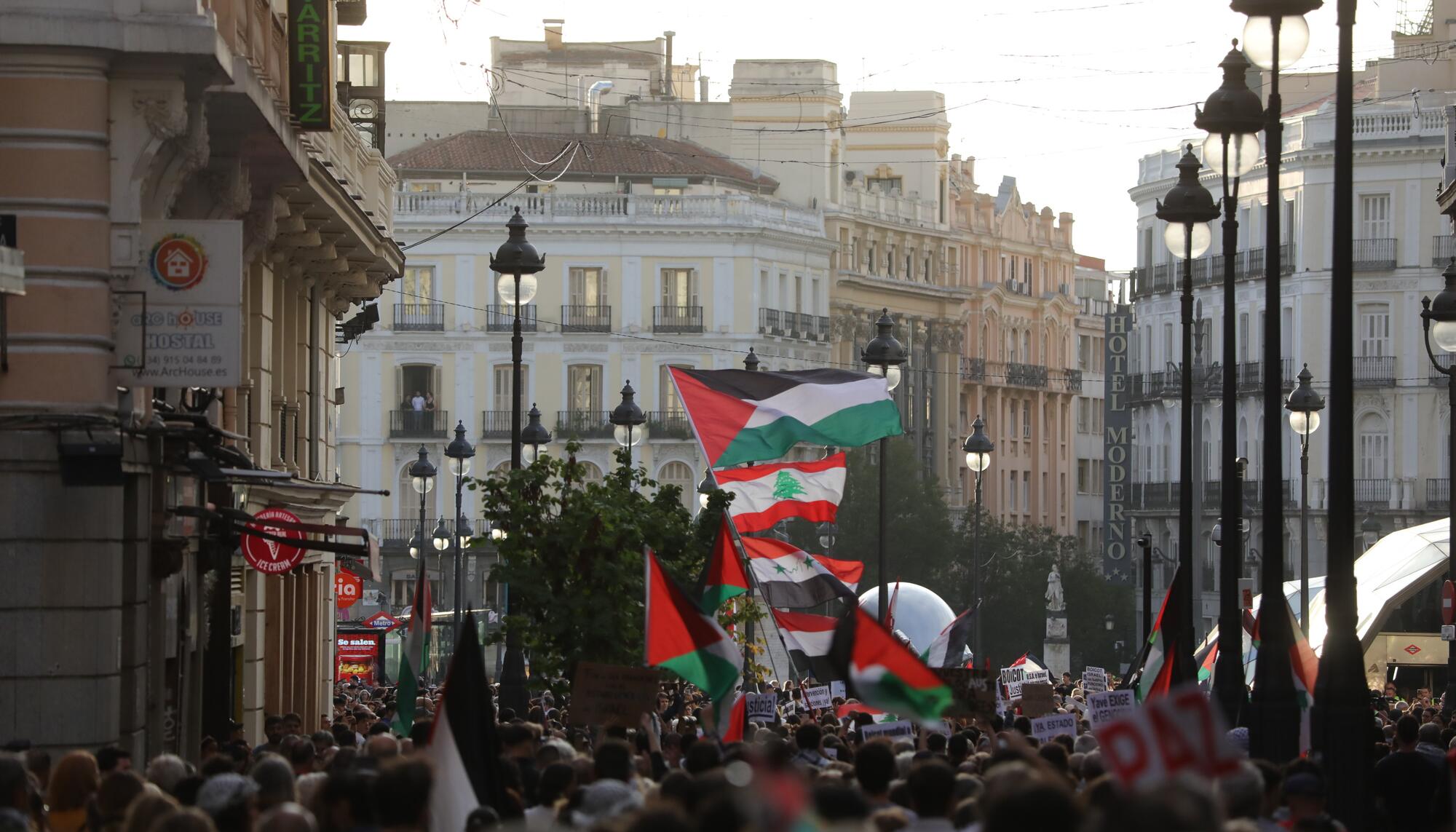 Free Palestine Puerta del Sol