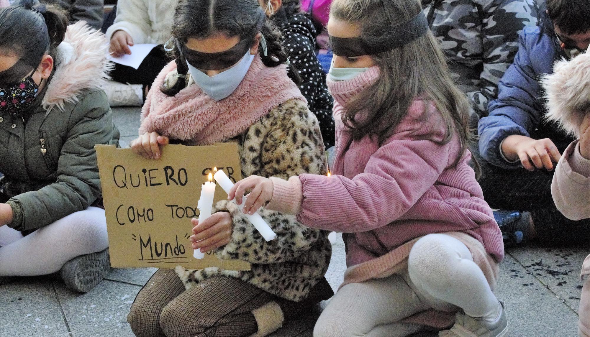 Protesta niños Cañada Real 5