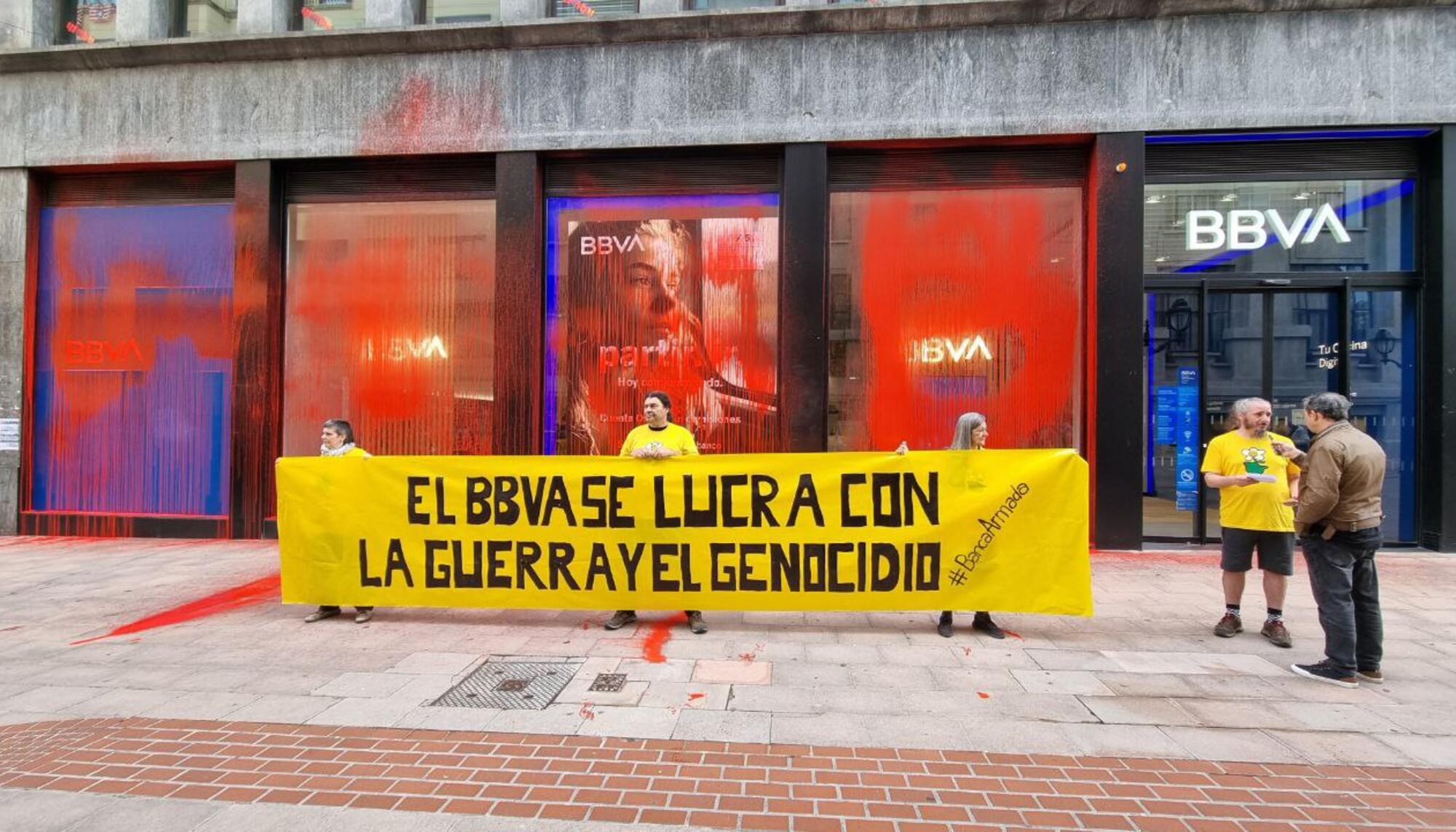 Accion Gaza MOC BBVA Bilbao 2