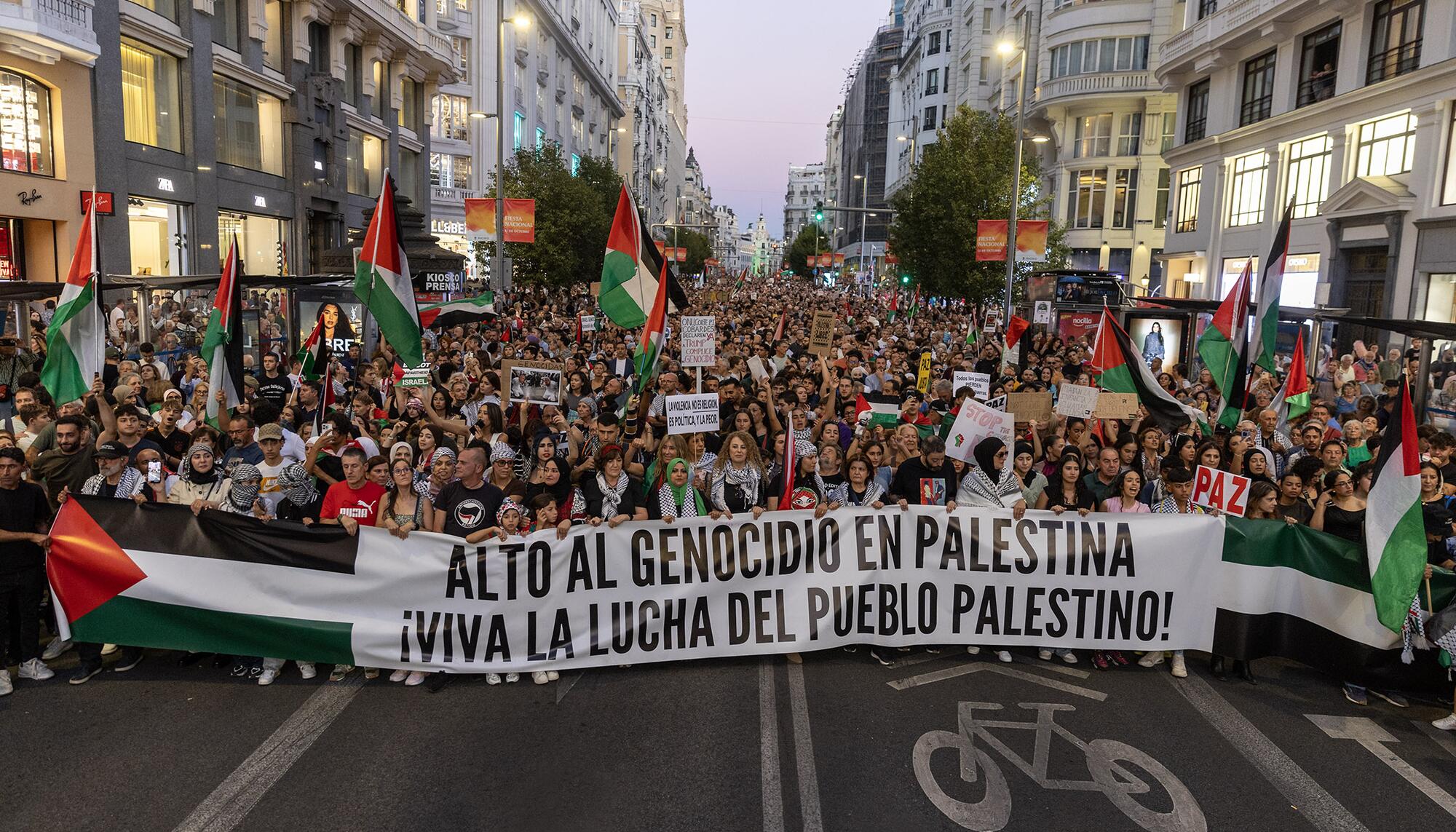 Manifestación Palestina 4 octubre Madrid - 1