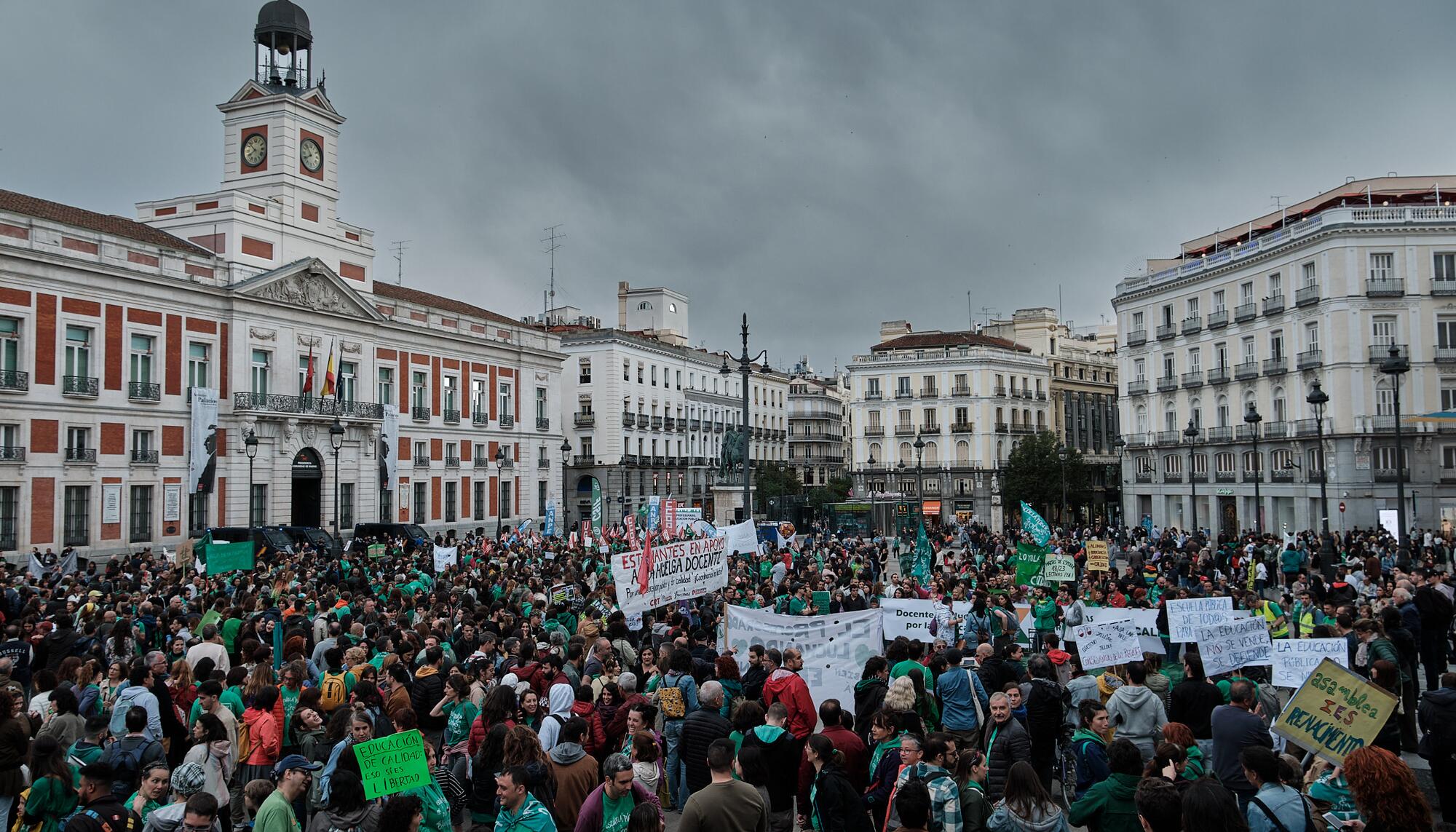 Huelga de profesores 22.05 - 12