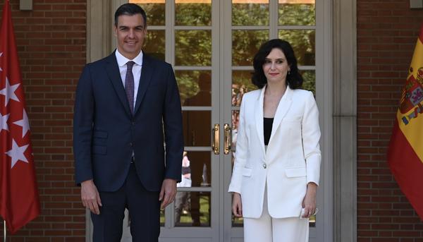 Pedro Sánchez e Isabel Díaz Ayuso. Julio 2021