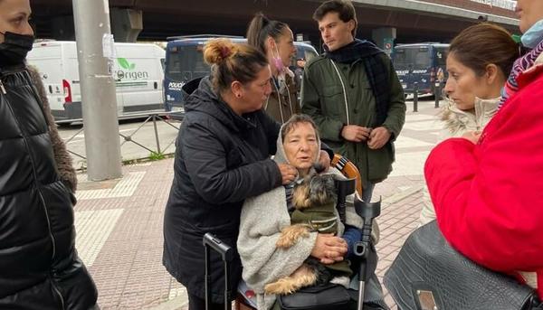 La vecina de Vallecas Charo tras ser desahuciada