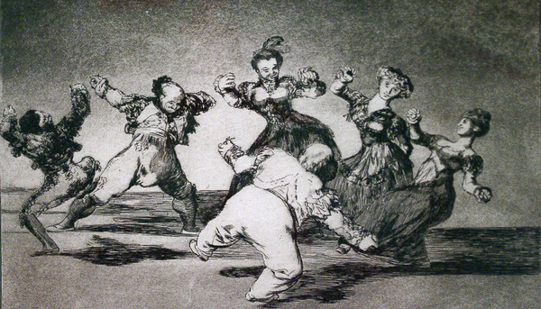 Grabado de Goya.