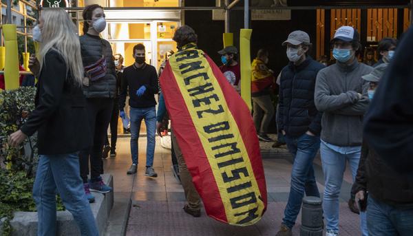 Manifestación facha contra gobierno barrio Salamanca  - 13