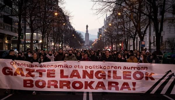 Manifestación de GKS en Bilbao - 1