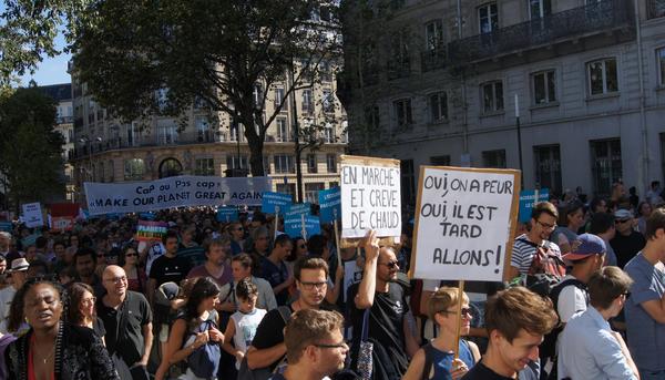 Manifestación Clima París