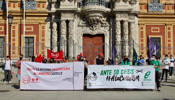 Concentración estudiantes Andalucía 1 