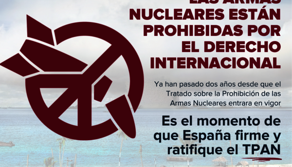 Cartel contra armas nucleares