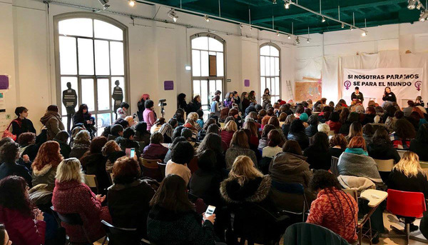 Encuentro Zaragoza preparación huelga feminista 8 de Marzo