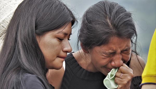 Colombia funeral indígenas