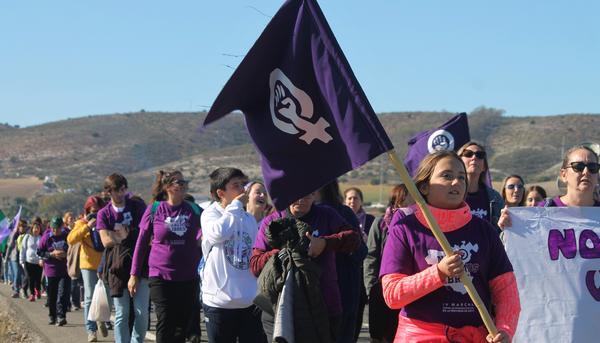 Marcha feminista Bornos 14