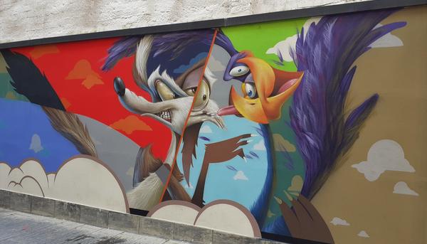Linares mural grafiti
