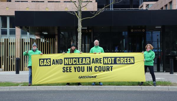 Greenpeace accion denuncia Tribunal de Justicia de la Unión Europea  - 3