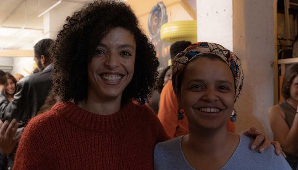 Bruna Pereira y Yanelys Núñez celebraron con alegría y muchas expectativas la apertura del Espacio Afro en Madrid