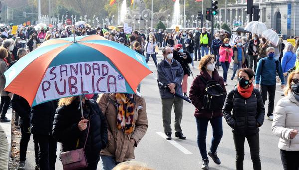 Sanidad Pública Concentración Madrid 29 Noviembre 2020 3