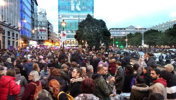 Huelga feminista 2019 A Coruña