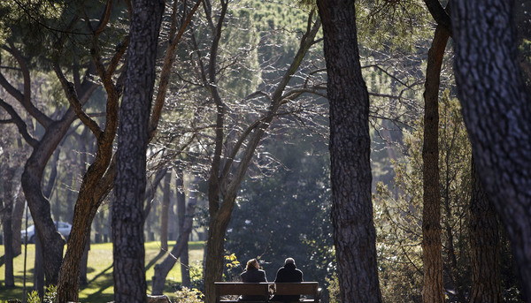 Pensionistas parque