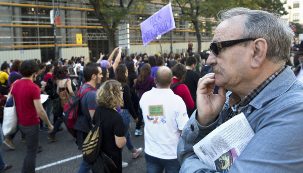 Manifestación violencias machistas 7N 2015