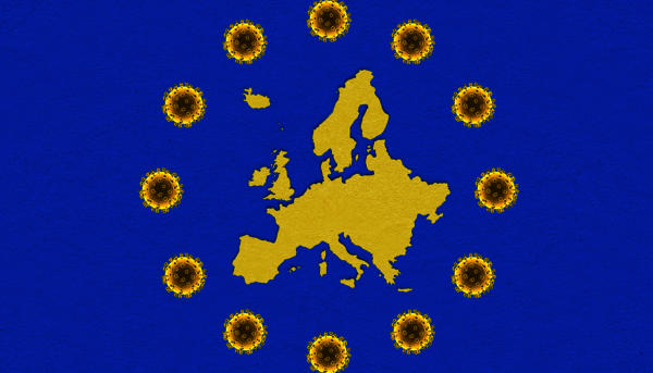 montaje coronavirus europa