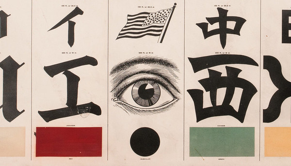George Mayerle’s Eye Test Chart (ca. 1907)