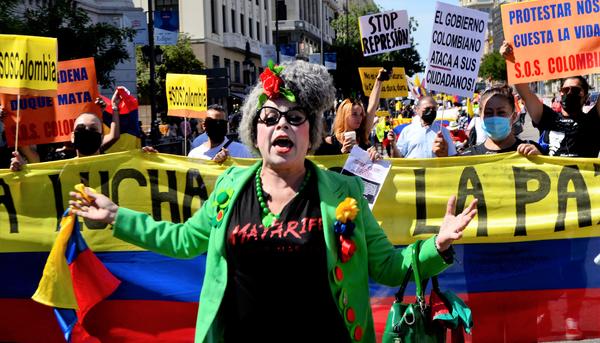 manifestacion colombia