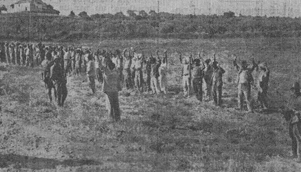 Campesinos de Fernán Núñez a punto de ser fusilados